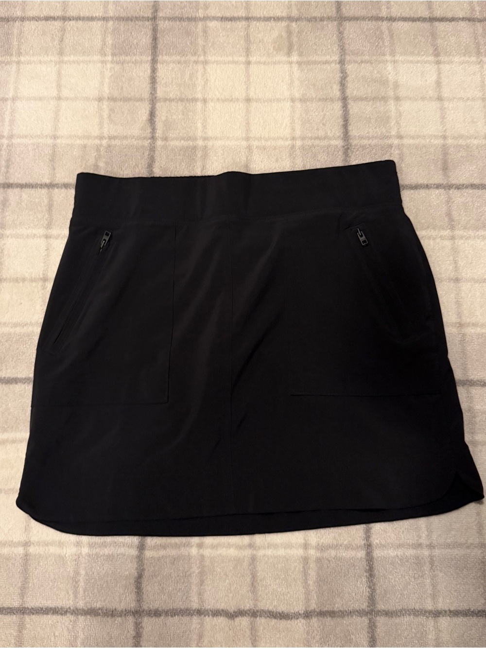 Athleta Black Women's Athletic Skort with Elastic Waistband